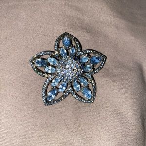 Blue stoned broach